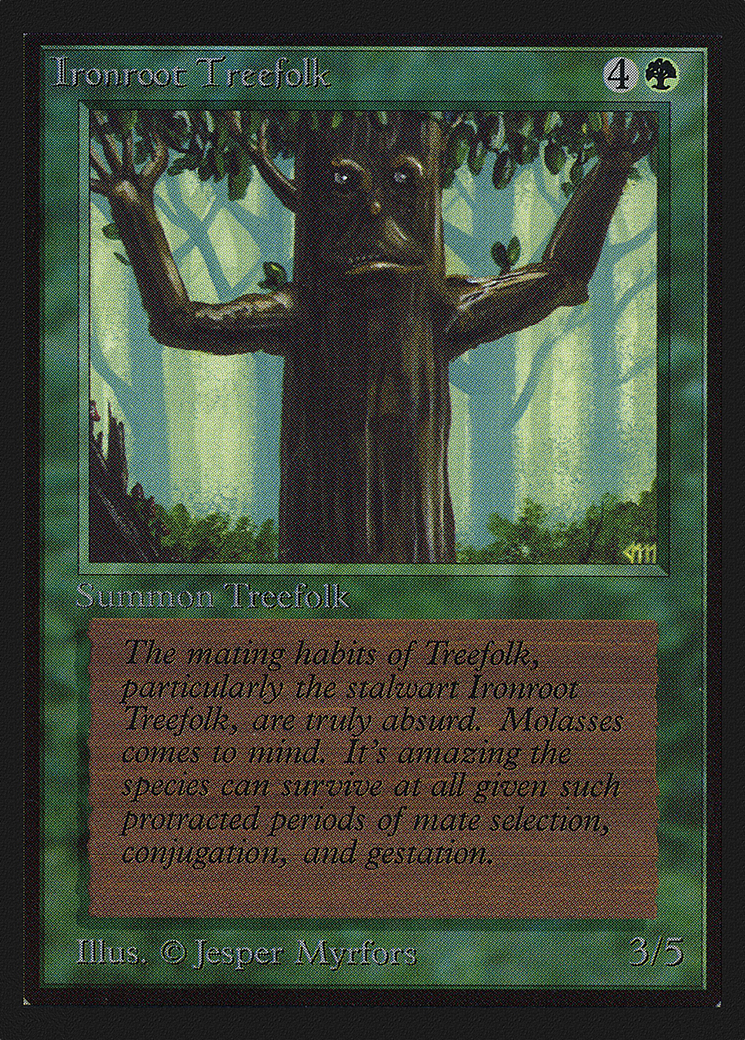 {C} Ironroot Treefolk [International CollectorsÃ¢Â€Â™ Edition][GB CEI 204]