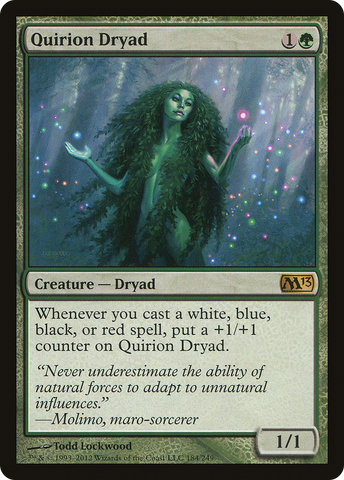 {R} Quirion Dryad [Magic 2013][M13 184]