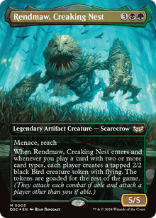 {R} Rendmaw, Creaking Nest (Borderless) [Duskmourn: House of Horror Commander][DSC 005]