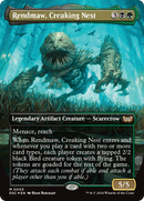 {R} Rendmaw, Creaking Nest (Borderless) [Duskmourn: House of Horror Commander][DSC 005]