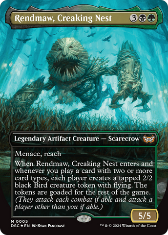 {R} Rendmaw, Creaking Nest (Borderless) [Duskmourn: House of Horror Commander][DSC 005]