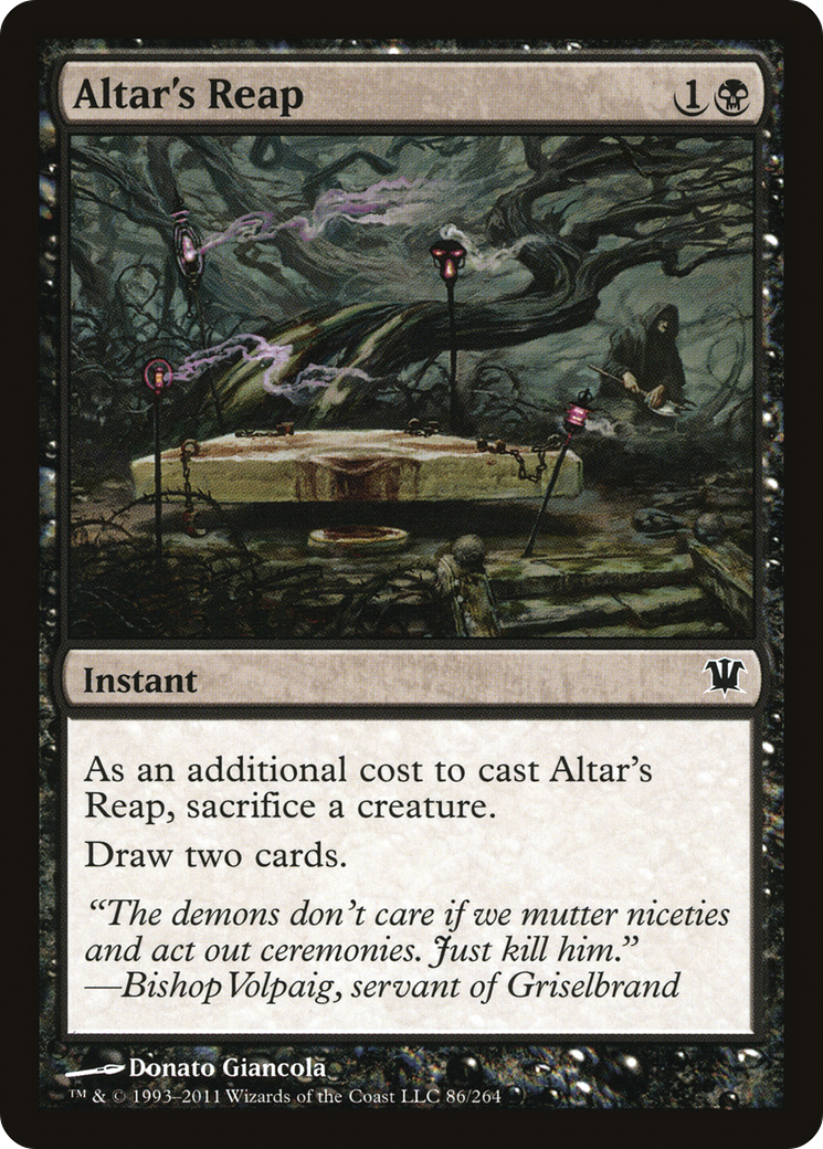 {C} Altar's Reap [Innistrad][ISD 086]