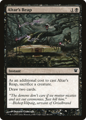 {C} Altar's Reap [Innistrad][ISD 086]
