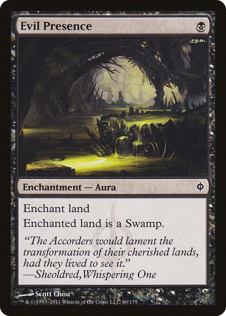 {C} Evil Presence [New Phyrexia][NPH 060]
