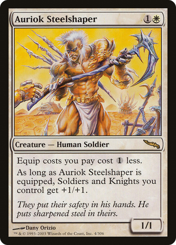 {R} Auriok Steelshaper [Mirrodin][MRD 004]
