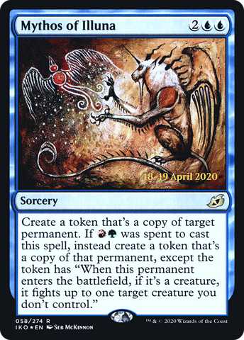 {R} Mythos of Illuna [Ikoria: Lair of Behemoths Prerelease Promos][PR IKO 058]