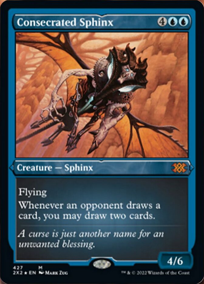 {R} Consecrated Sphinx (Foil Etched) [Double Masters 2022][2X2 427]