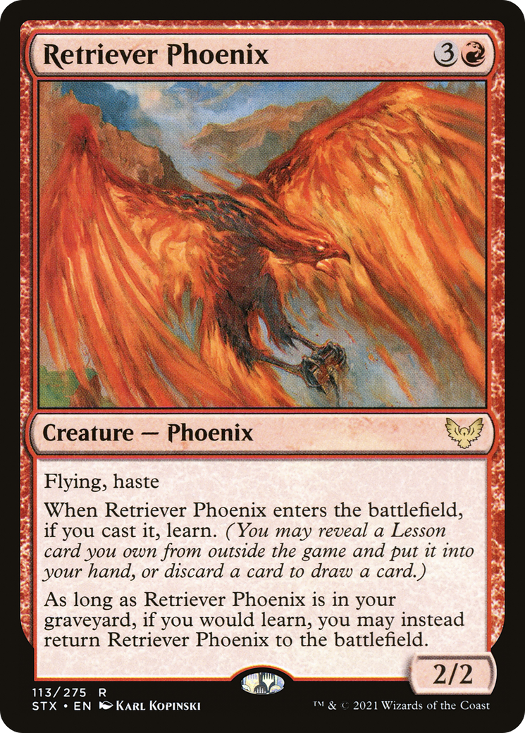 {R} Retriever Phoenix [Strixhaven: School of Mages][STX 113]