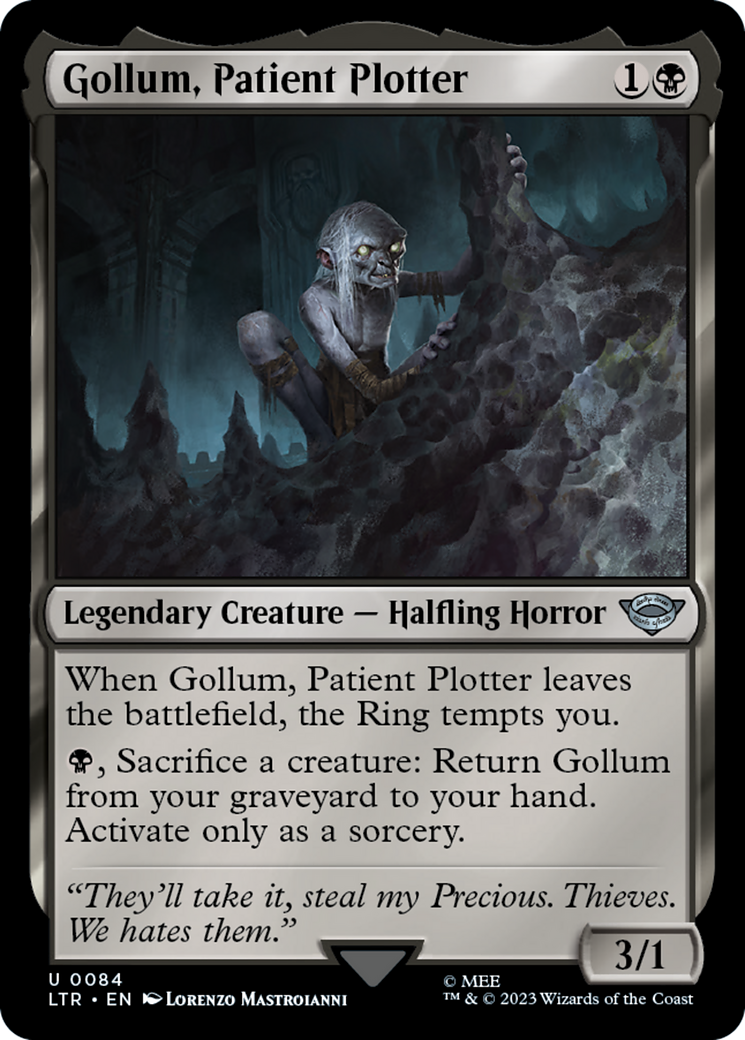 {C} Gollum, Patient Plotter [The Lord of the Rings: Tales of Middle-Earth][LTR 084]