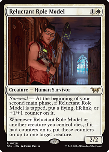 {@R} Reluctant Role Model (0026) [Duskmourn: House of Horror][DSK 026]