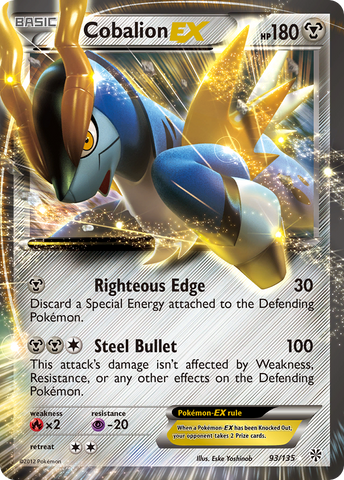 [PKM-R] Cobalion EX (93/135) [Black & White: Plasma Storm]