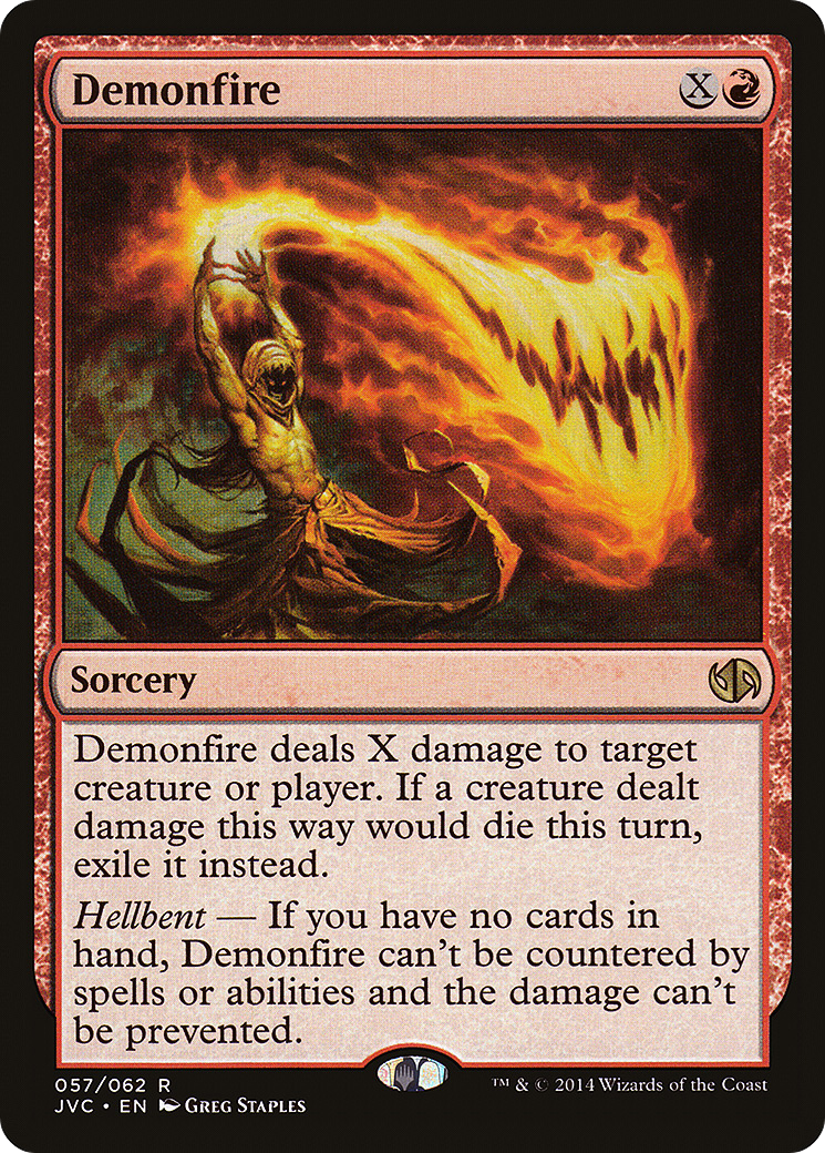 {R} Demonfire [Duel Decks Anthology][JVC 057]