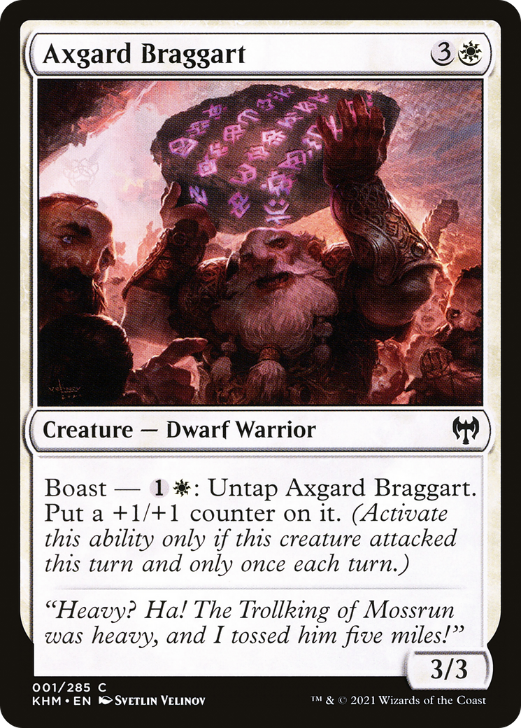 {C} Axgard Braggart [Kaldheim][KHM 001]