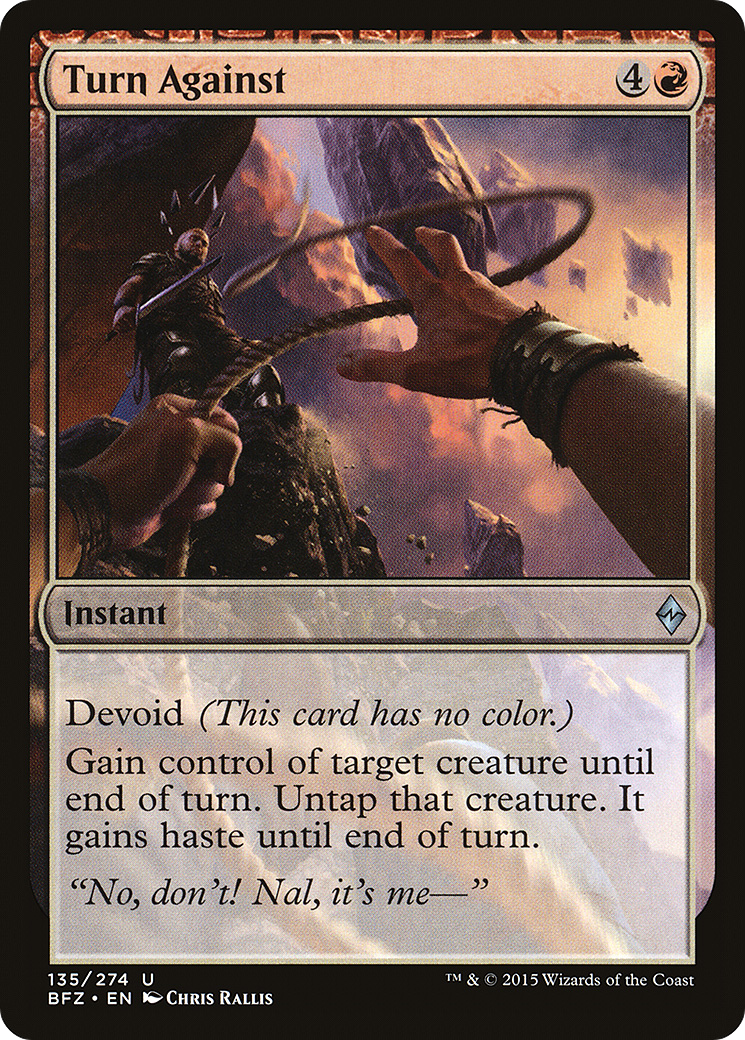 {C} Turn Against [Battle for Zendikar][BFZ 135]
