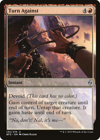 {C} Turn Against [Battle for Zendikar][BFZ 135]