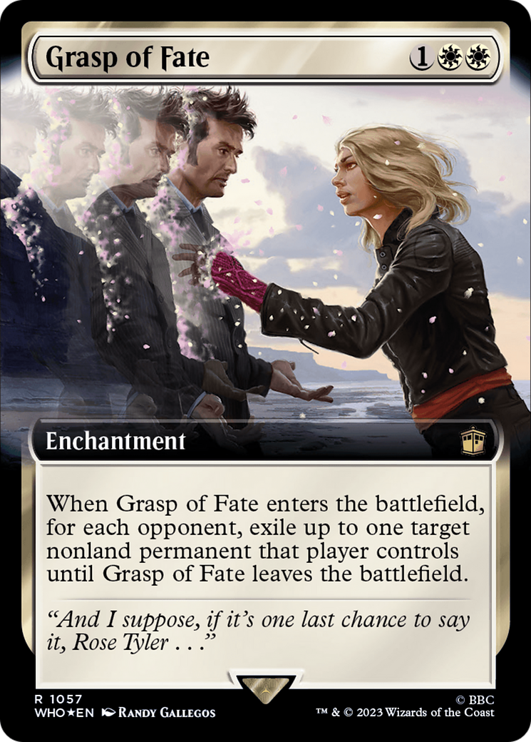 {R} Grasp of Fate (Extended Art) (Surge Foil) [Doctor Who][WHO 1057]