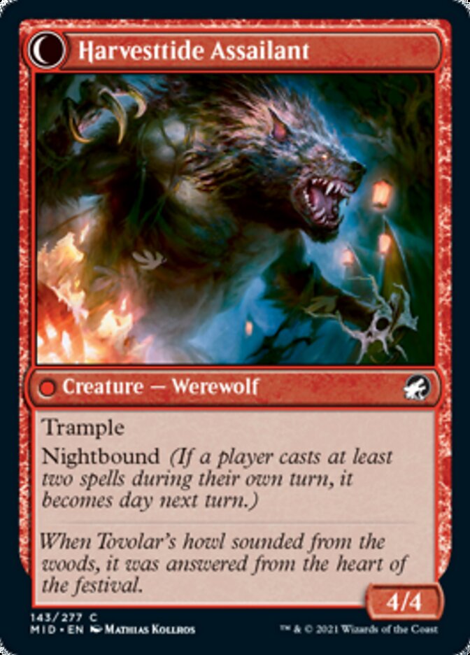 {C} Harvesttide Infiltrator // Harvesttide Assailant [Innistrad: Midnight Hunt][MID 143]