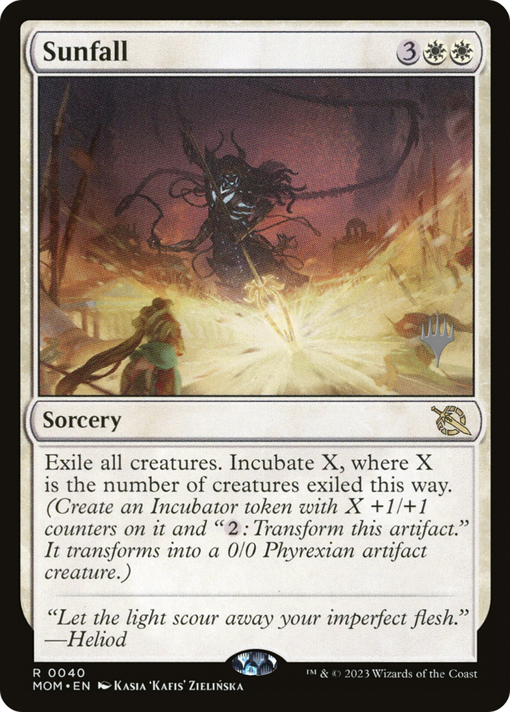 {R} Sunfall (Promo Pack) [March of the Machine Promos][PP MOM 040]