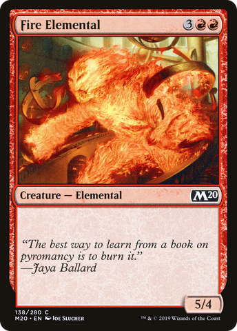 {C} Fire Elemental [Core Set 2020][M20 138]