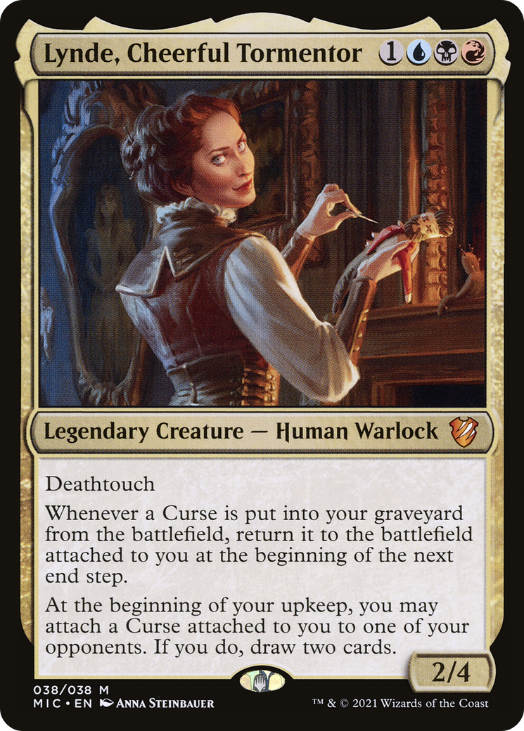 {R} Lynde, Cheerful Tormentor [Innistrad: Midnight Hunt Commander][MIC 038]