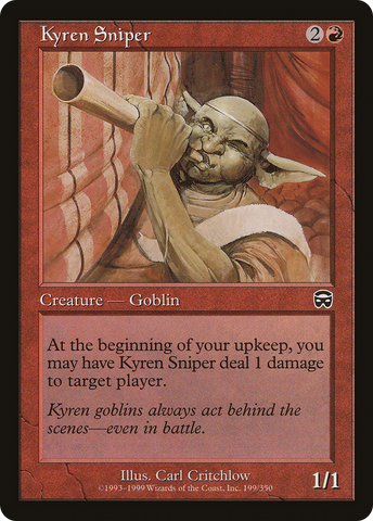 {C} Kyren Sniper [Mercadian Masques][MMQ 199]