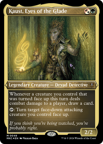 {R} Kaust, Eyes of the Glade (Display Commander) [Murders at Karlov Manor Commander][MKC 049]