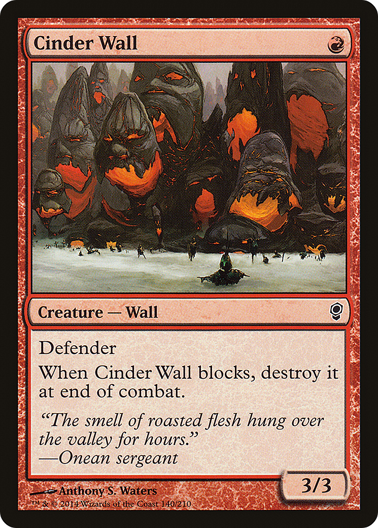 {C} Cinder Wall [Conspiracy][CNS 140]