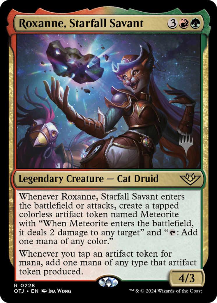 {@R} Roxanne, Starfall Savant (Promo Pack) [Outlaws of Thunder Junction Promos][PP OTJ 228]