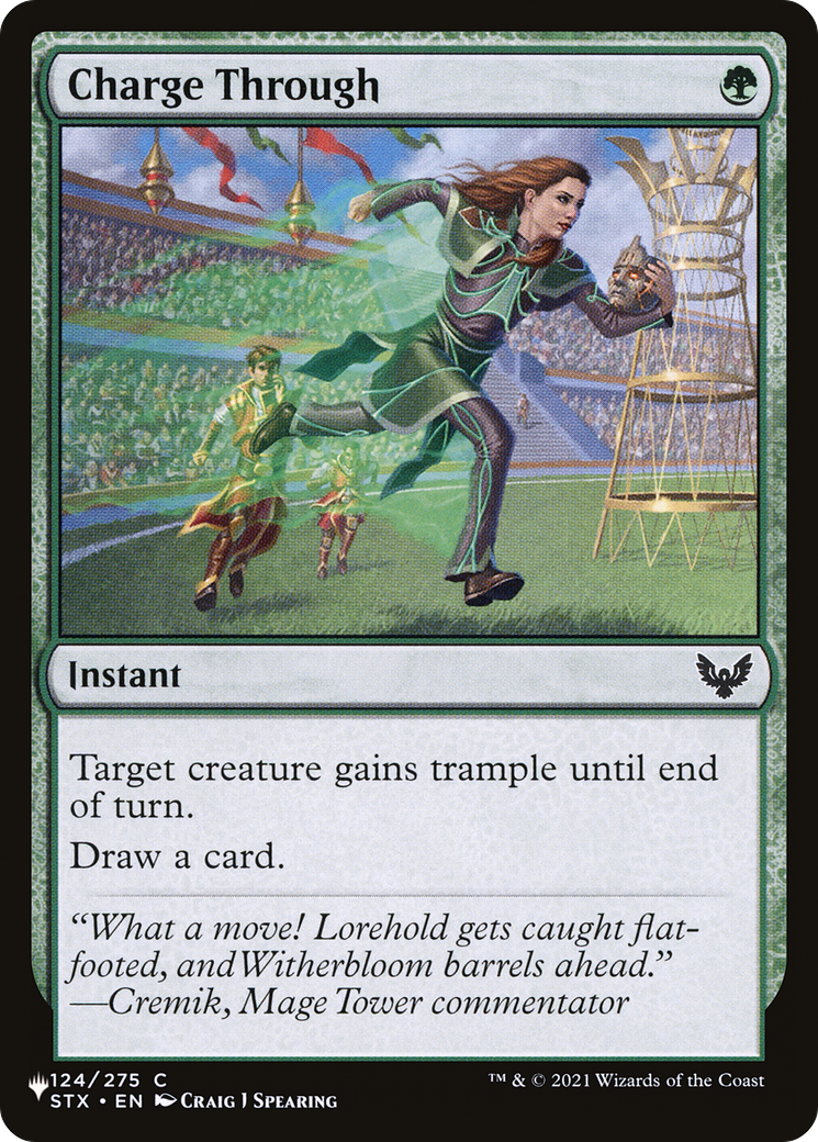 Charge Through [LIST 124/275]