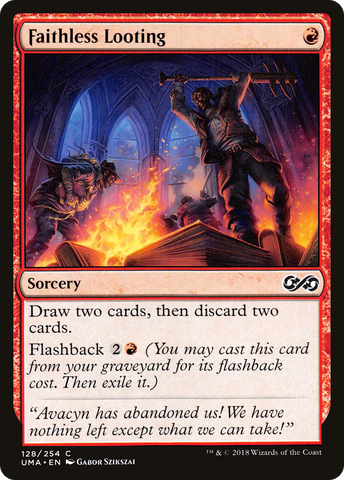 {C} Faithless Looting [Ultimate Masters][UMA 128]