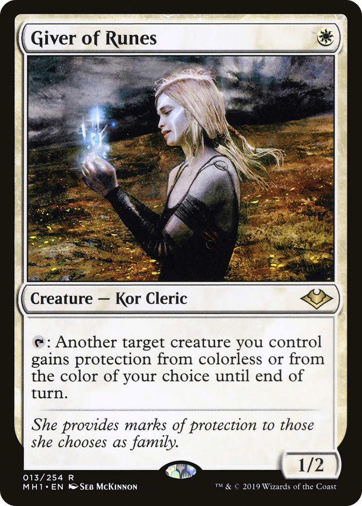 {R} Giver of Runes [Modern Horizons][MH1 013]
