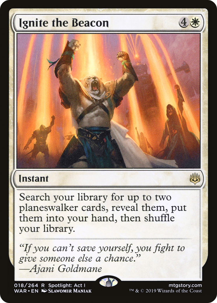 {R} Ignite the Beacon [War of the Spark][WAR 018]