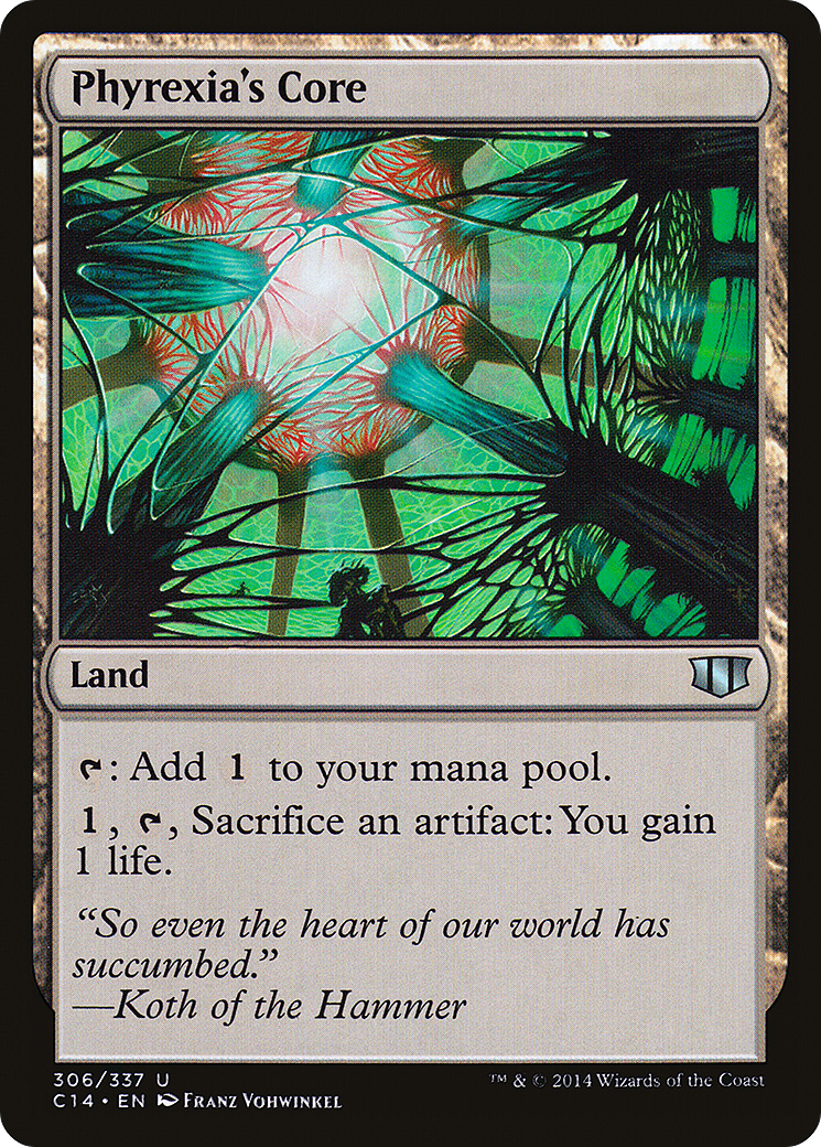 {C} Phyrexia's Core [Commander 2014][C14 306]