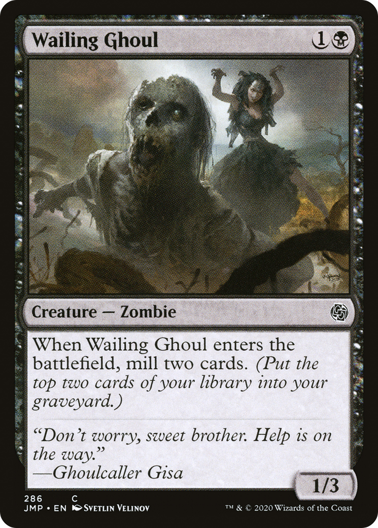 {C} Wailing Ghoul [Jumpstart][JMP 286]