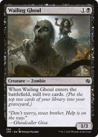 {C} Wailing Ghoul [Jumpstart][JMP 286]