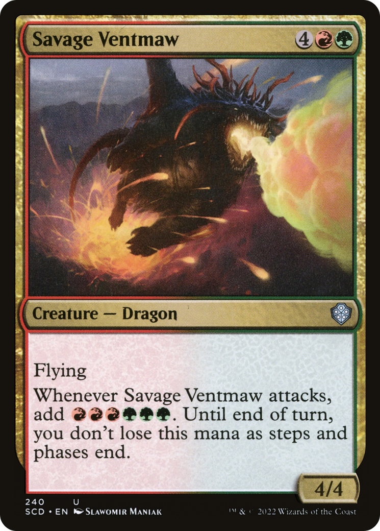 {C} Savage Ventmaw [Starter Commander Decks][SCD 240]