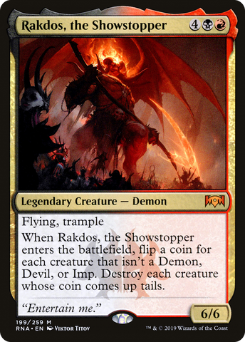 {R} Rakdos, the Showstopper [Ravnica Allegiance][RNA 199]