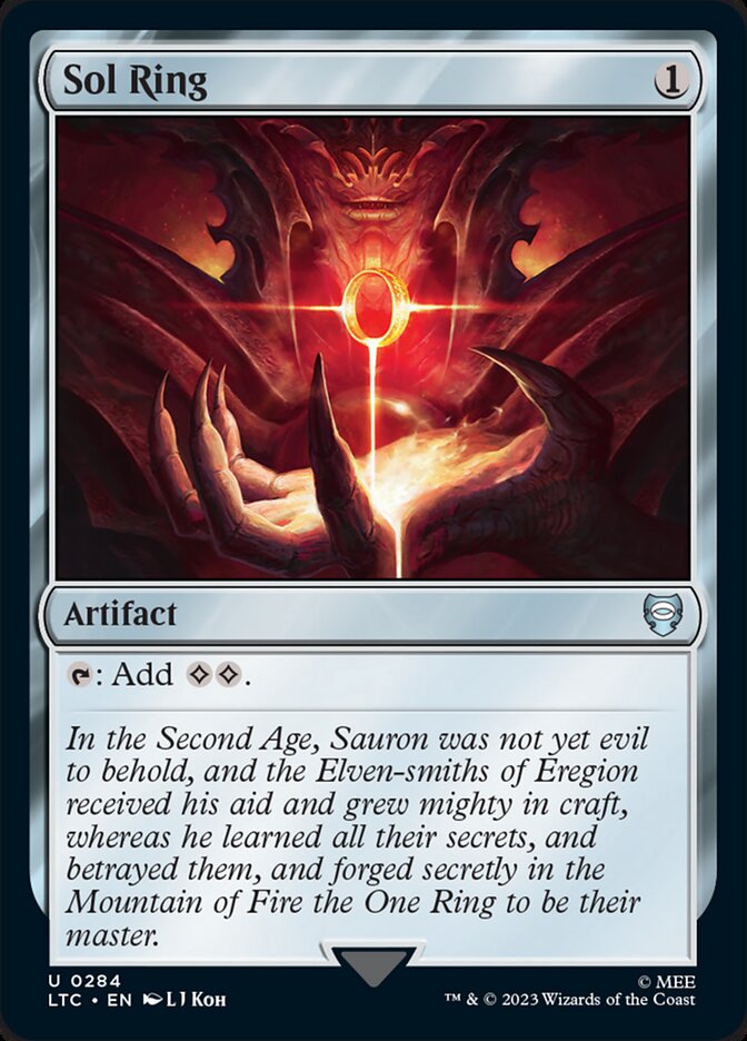 {C} Sol Ring [The Lord of the Rings: Tales of Middle-Earth Commander][LTC 284]