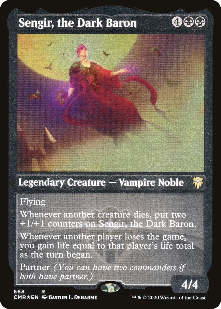{R} Sengir, the Dark Baron (Etched) [Commander Legends][CMR 568]
