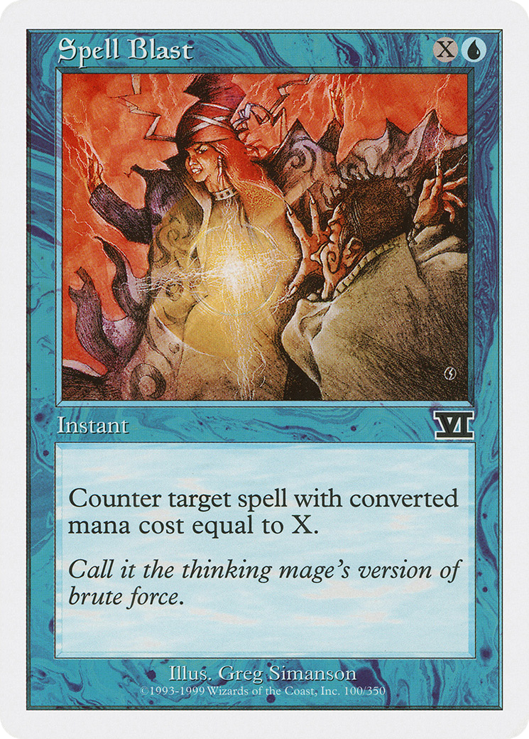 {C} Spell Blast [Classic Sixth Edition][6ED 100]
