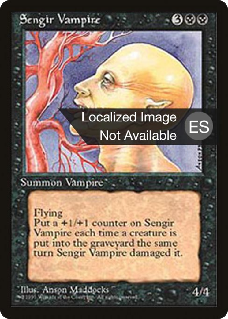 {F} Sengir Vampire [Fourth Edition (Foreign Black Border)][FBB 4ED 160]