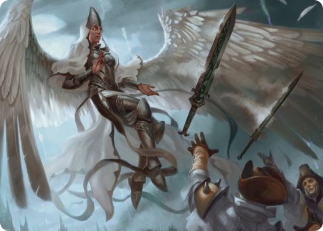 {A} Angelic Quartermaster Art Card [Innistrad: Crimson Vow Art Series][AVOW 005]
