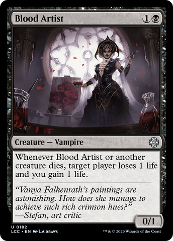 {C} Blood Artist [The Lost Caverns of Ixalan Commander][LCC 182]
