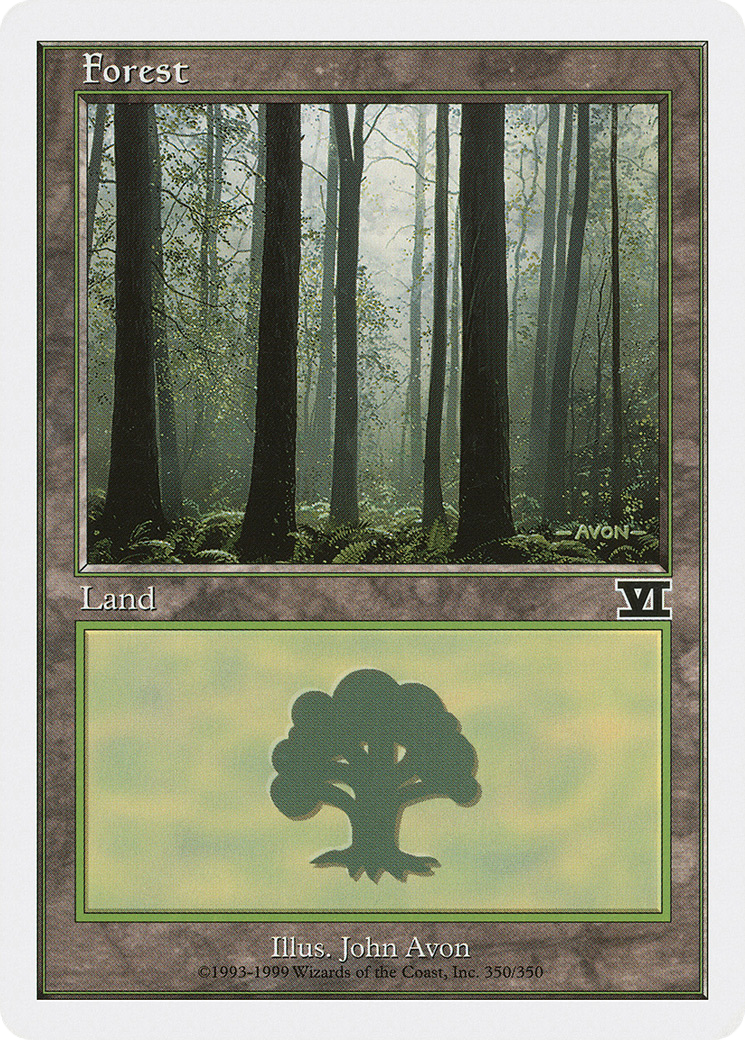 {B}[6ED 350] Forest (350) [Classic Sixth Edition]