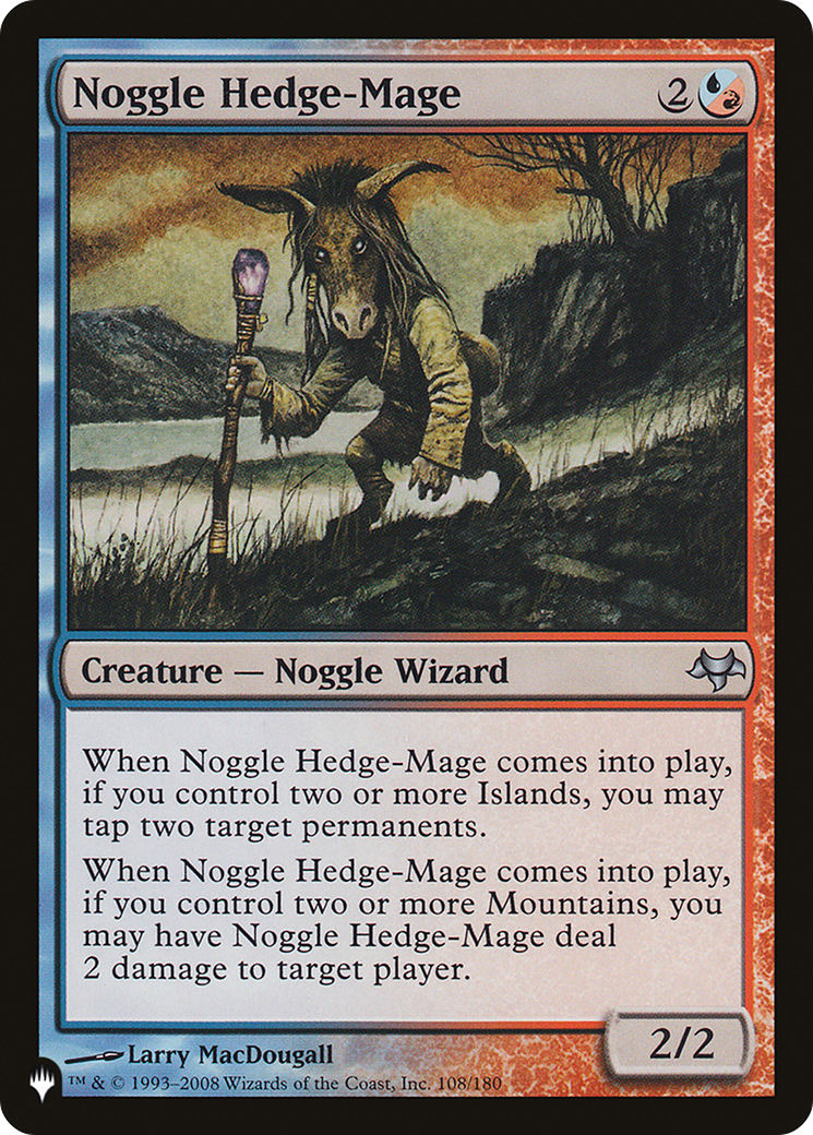 Noggle Hedge-Mage [LIST EVE-108]