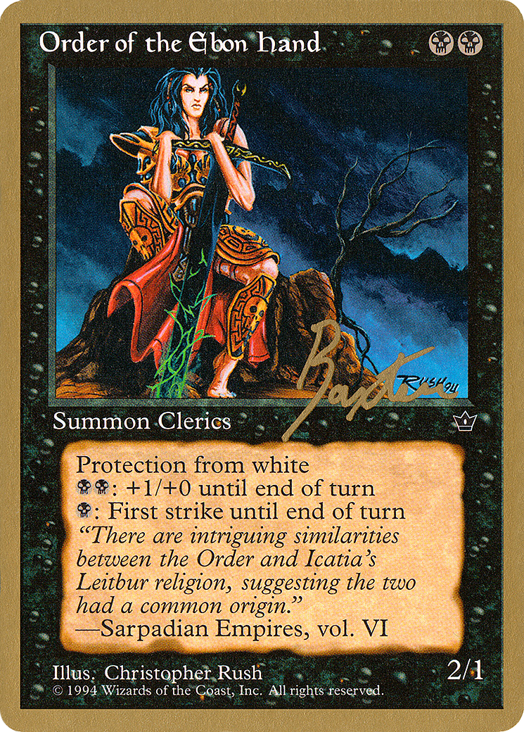 {C} Order of the Ebon Hand (Rush) (George Baxter) [Pro Tour Collector Set][GB PTC GB42B]