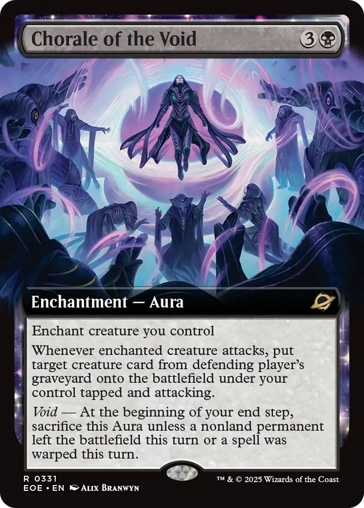 {@@ EOE R} Chorale of the Void (Extended Art) [Edge of Eternities][EOE 331]