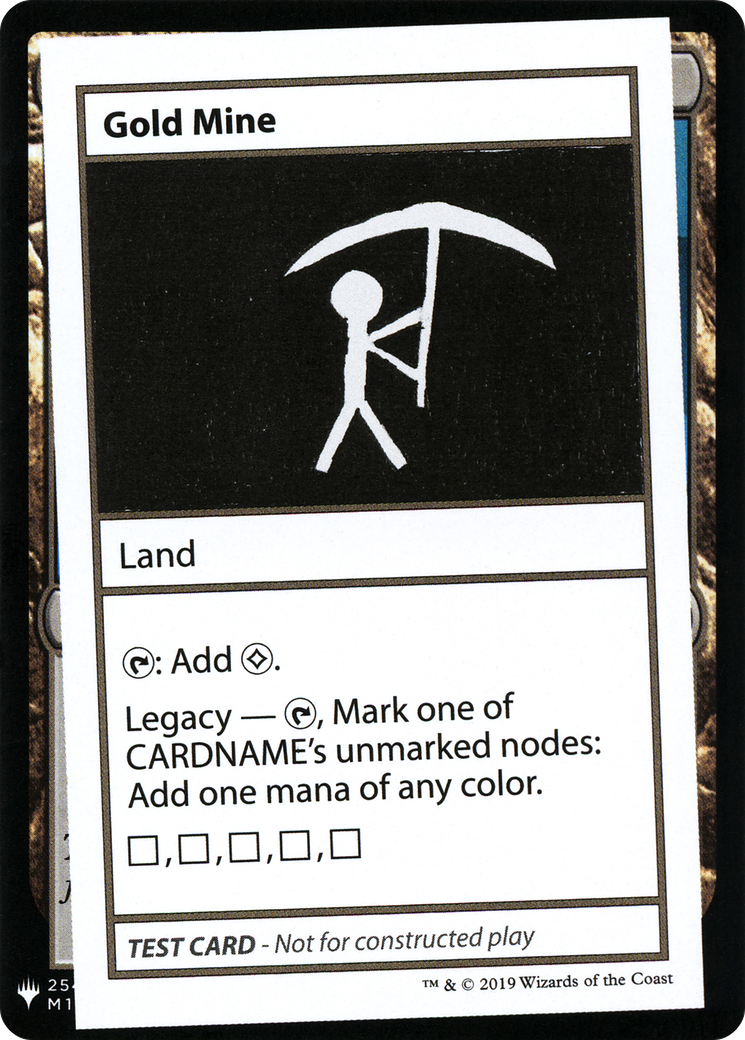 {R} Gold Mine [Mystery Booster Playtest Cards][CON CMB1 116] - Misty Mountain Games