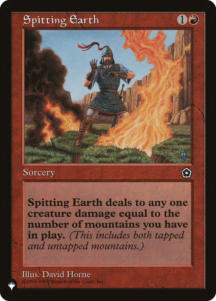 Spitting Earth [LIST ]