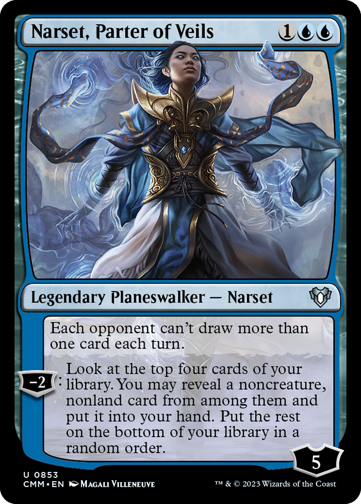 {C} Narset, Parter of Veils [Commander Masters][CMM 853]